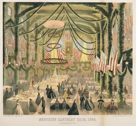 Knickerbocker Hall, Brooklyn Sanitary Fair, 1864